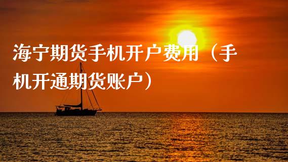 海宁期货手机开户费用（手机开通期货账户）_https://www.boyangwujin.com_期货直播间_第1张