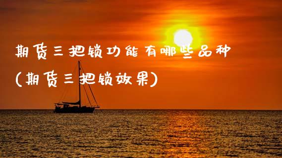 期货三把锁功能有哪些品种(期货三把锁效果)_https://www.boyangwujin.com_期货科普_第1张