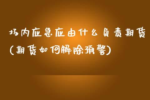 场内应急应由什么负责期货(期货如何解除预警)