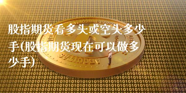 股指期货看多头或空头多少手(股指期货现在可以做多少手)_https://www.boyangwujin.com_道指期货_第1张