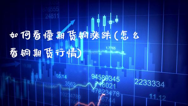 如何看懂期货铜涨跌(怎么看铜期货行情)_https://www.boyangwujin.com_期货直播间_第1张
