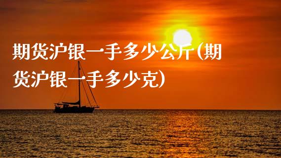 期货沪银一手多少公斤(期货沪银一手多少克)_https://www.boyangwujin.com_期货直播间_第1张