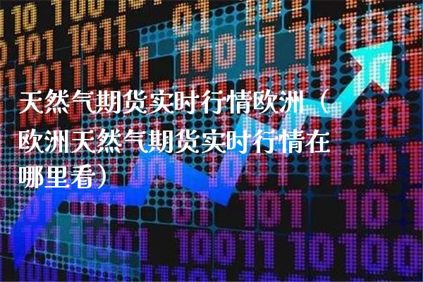 天然气期货实时行情欧洲（欧洲天然气期货实时行情在哪里看）