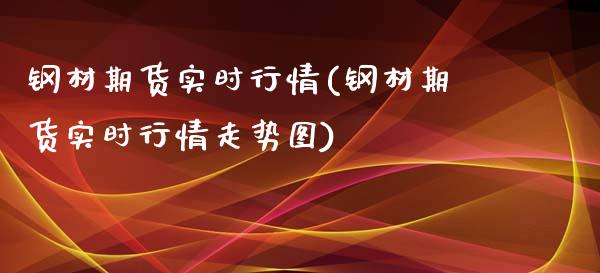 钢材期货实时行情(钢材期货实时行情走势图)_https://www.boyangwujin.com_期货直播间_第1张