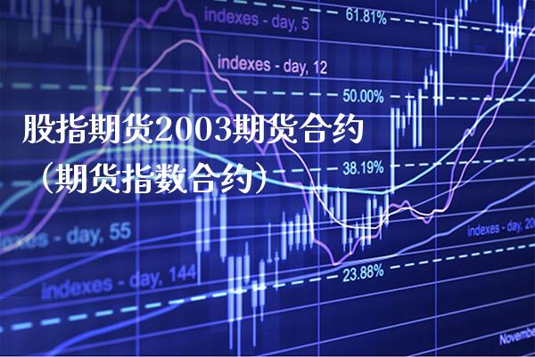 股指期货2003期货合约（期货指数合约）