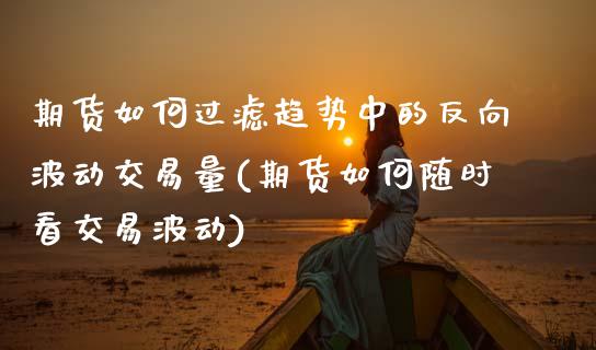 期货如何过滤趋势中的反向波动交易量(期货如何随时看交易波动)
