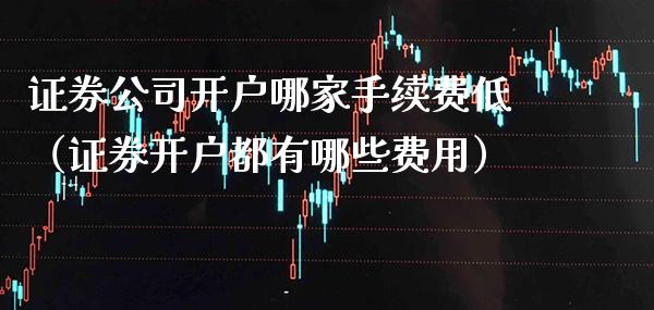 证券公司开户哪家手续费低（证券开户都有哪些费用）
