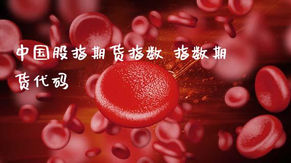 中国股指期货指数 指数期货代码_https://www.boyangwujin.com_原油期货_第1张