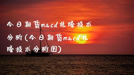 今日期货macd兆隆技术分析(今日期货macd兆隆技术分析图)