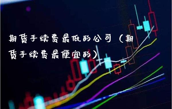 期货手续费最低的公司（期货手续费最便宜的）