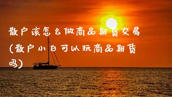 散户该怎么做商品期货交易(散户小白可以玩商品期货吗)_https://www.boyangwujin.com_期货科普_第1张