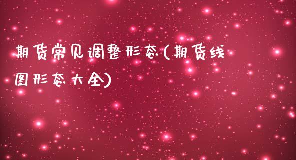期货常见调整形态(期货线图形态大全)