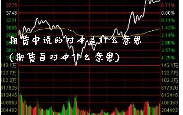 期货中说的对冲是什么意思(期货自对冲什么意思)