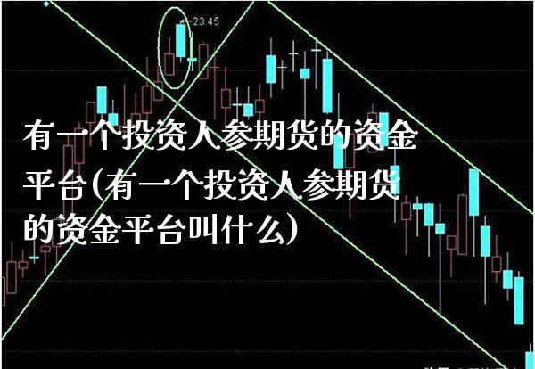 有一个投资人参期货的资金平台(有一个投资人参期货的资金平台叫什么)_https://www.boyangwujin.com_期货直播间_第1张