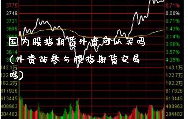 国内股指期货外资可以买吗(外资能参与股指期货交易吗)