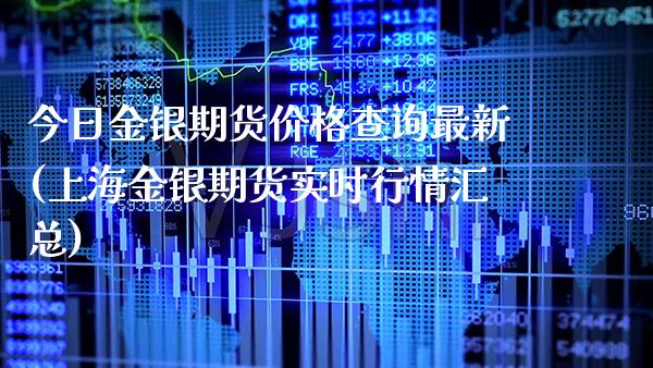 今日金银期货价格查询最新(上海金银期货实时行情汇总)_https://www.boyangwujin.com_期货直播间_第1张