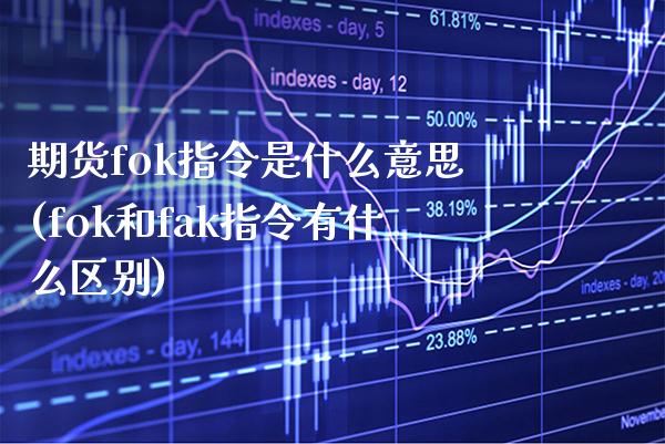 期货fok指令是什么意思(fok和fak指令有什么区别)_https://www.boyangwujin.com_恒指期货_第1张