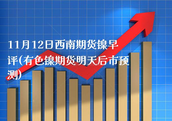 11月12日西南期货镍早评(有色镍期货明天后市预测)_https://www.boyangwujin.com_期货直播间_第1张