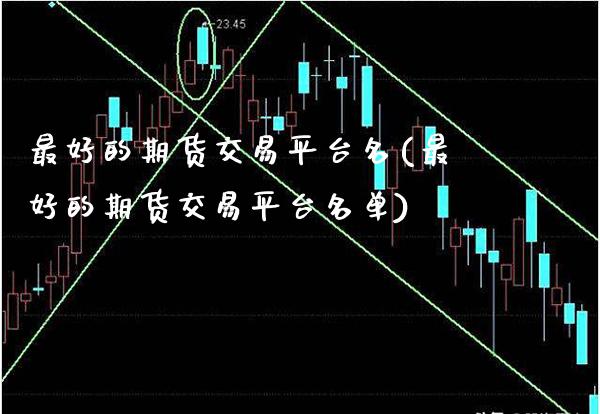 最好的期货交易平台名(最好的期货交易平台名单)_https://www.boyangwujin.com_期货直播间_第1张