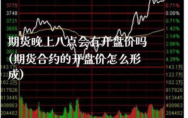 期货晚上八点会有开盘价吗(期货合约的开盘价怎么形成)