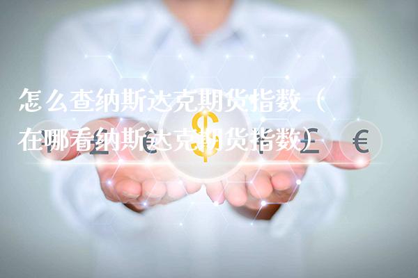 怎么查纳斯达克期货指数（在哪看纳斯达克期货指数）_https://www.boyangwujin.com_期货直播间_第1张