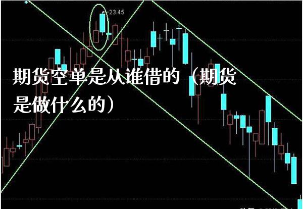期货空单是从谁借的（期货是做什么的）_https://www.boyangwujin.com_期货直播间_第1张