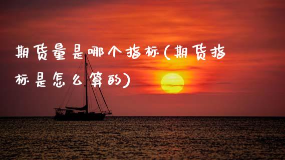 期货量是哪个指标(期货指标是怎么算的)_https://www.boyangwujin.com_纳指期货_第1张