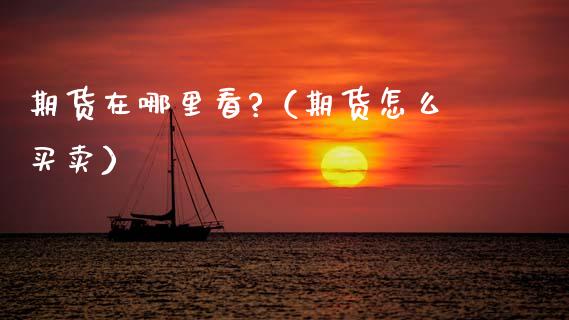 期货在哪里看?（期货怎么买卖）_https://www.boyangwujin.com_期货直播间_第1张