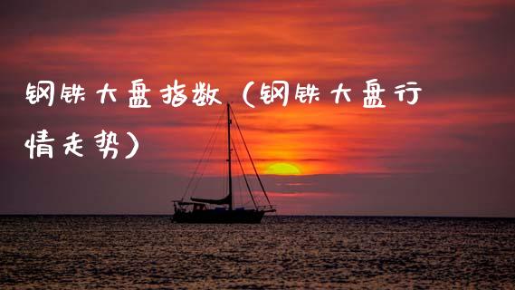钢铁大盘指数（钢铁大盘行情走势）_https://www.boyangwujin.com_道指期货_第1张