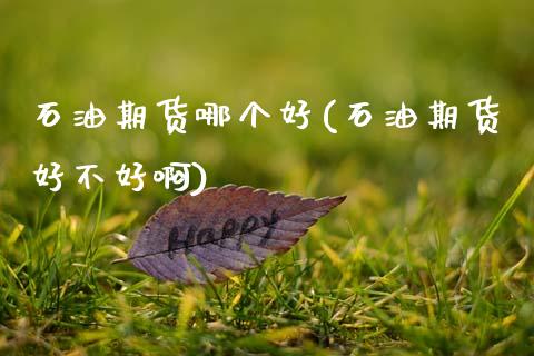 石油期货哪个好(石油期货好不好啊)