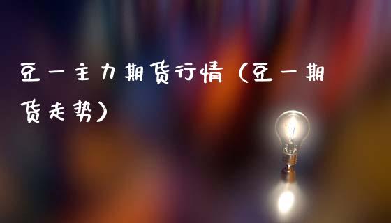 豆一主力期货行情（豆一期货走势）_https://www.boyangwujin.com_期货直播间_第1张