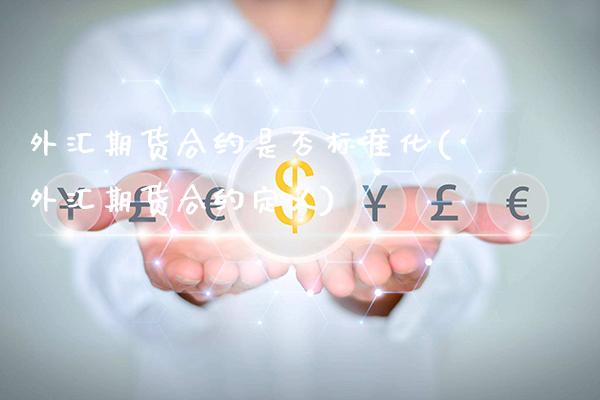 外汇期货合约是否标准化(外汇期货合约定义)_https://www.boyangwujin.com_期货开户_第1张