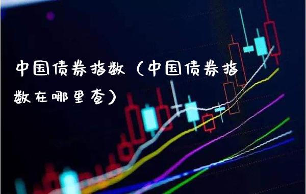 中国债券指数（中国债券指数在哪里查）