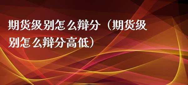 期货级别怎么辩分（期货级别怎么辩分高低）